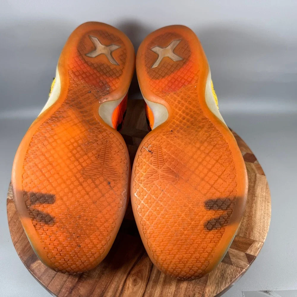 Nike Kobe 10 Elite Low Chester Total Orange Black 747212-818 Mens Size 12